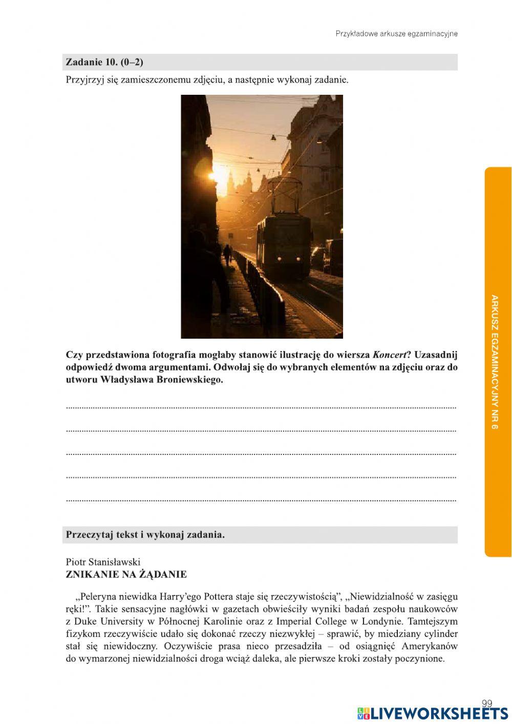 Arkusz Ósmolkasisty NE z Broniewskiem