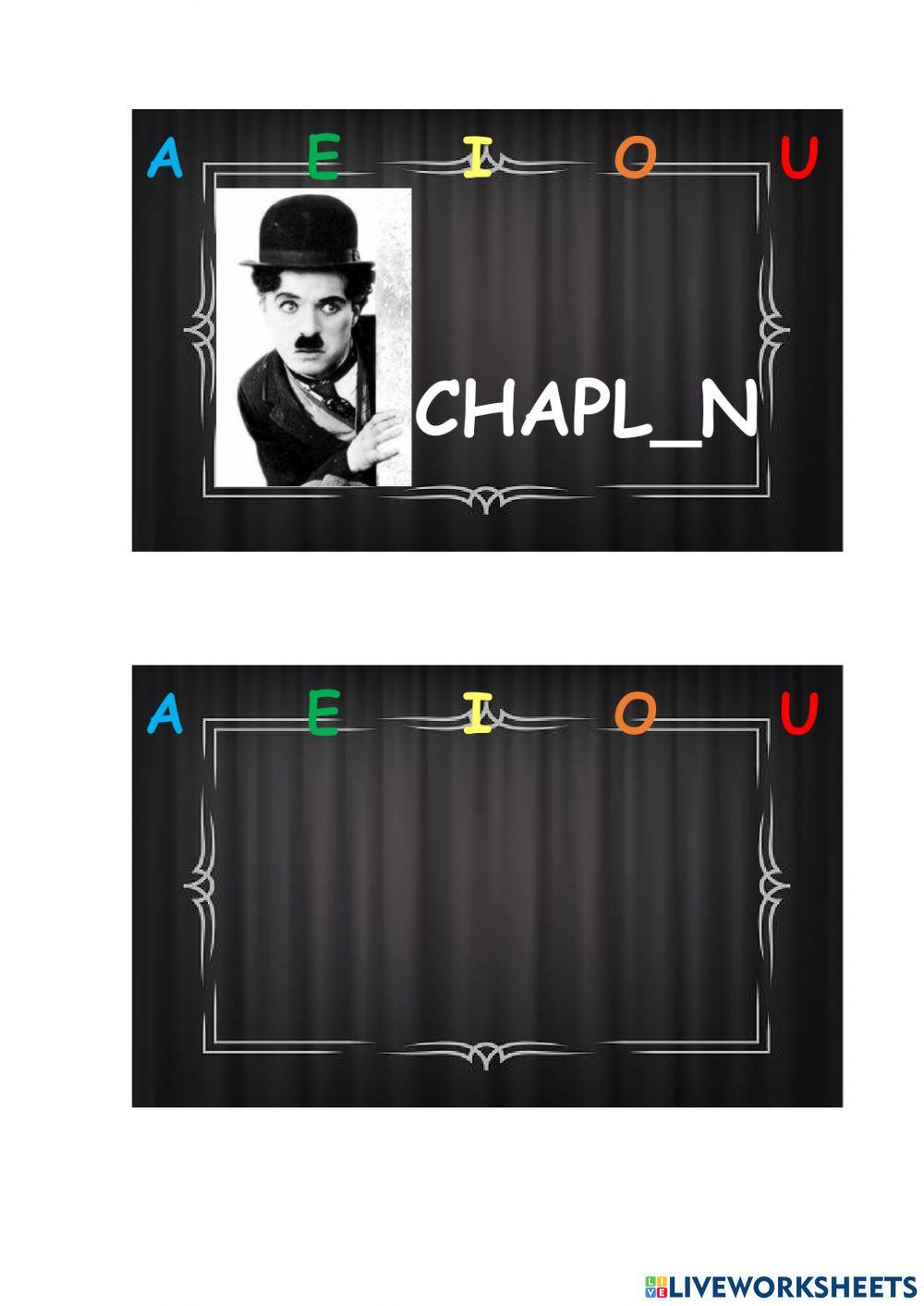 Lectoescritura Chaplin
