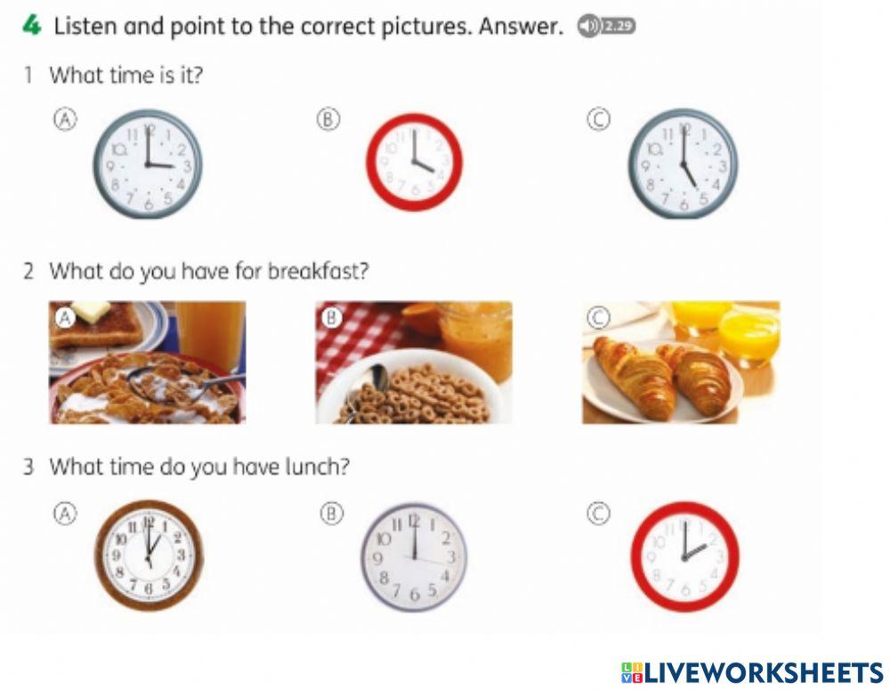 Explore treetops 3 ex. 4 p. 53