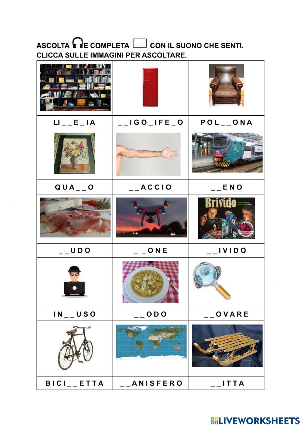 I suoni -consonante + L-R-