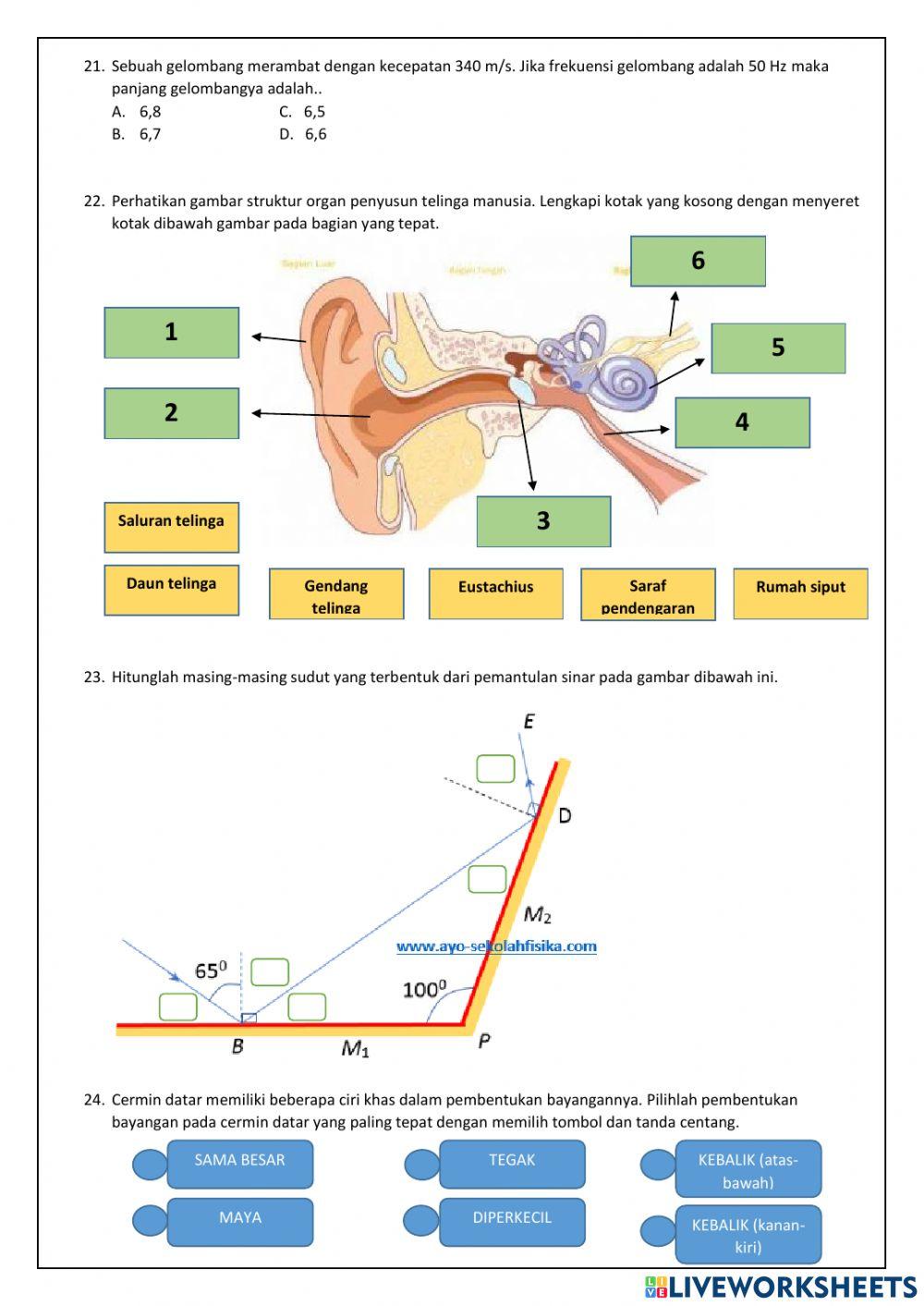 PAS GENAP (tekanan, pernapasan, ekskresi, getaran-gelombang-bunyi, cahaya-optik)