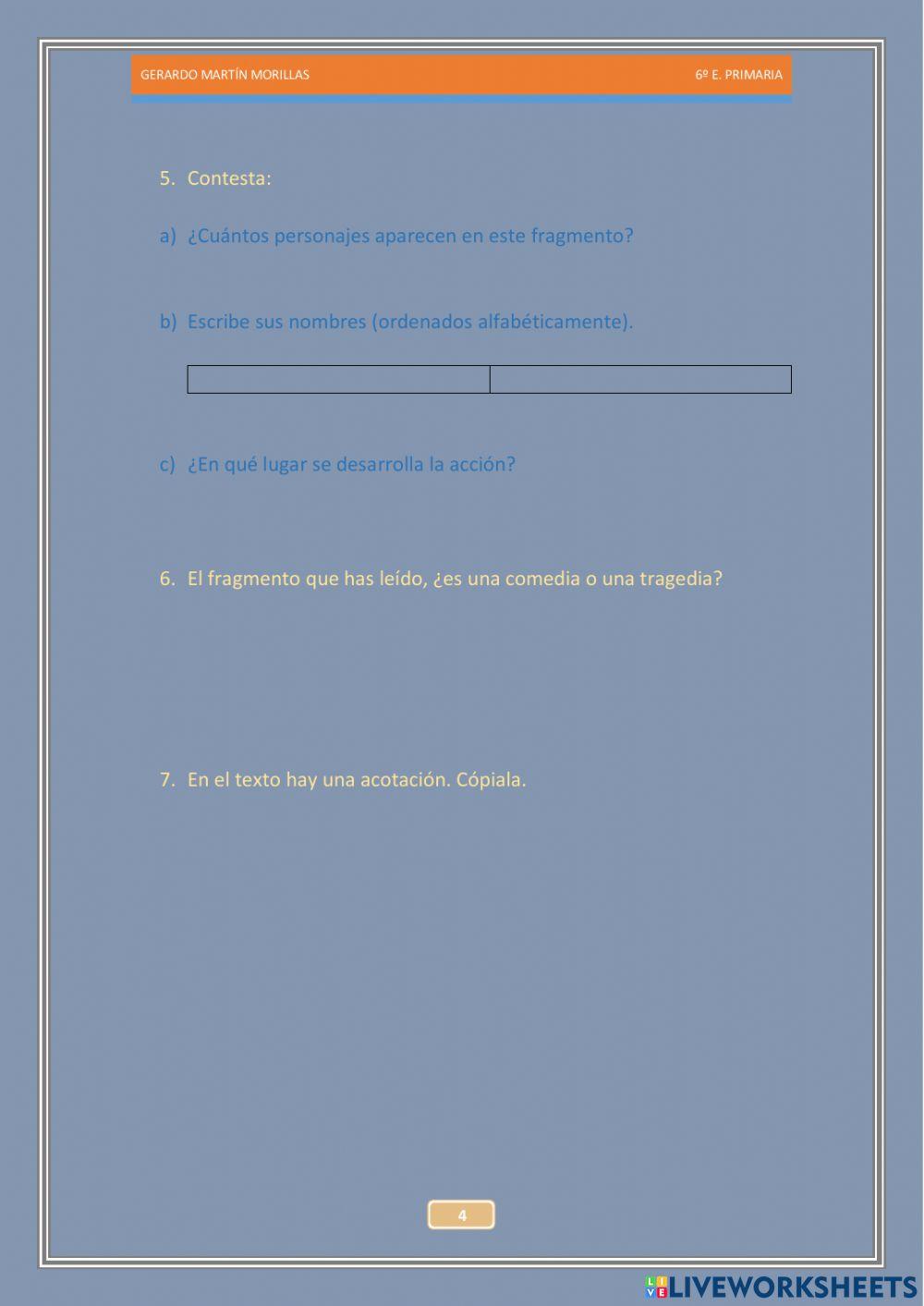 Competencia literaria 8.