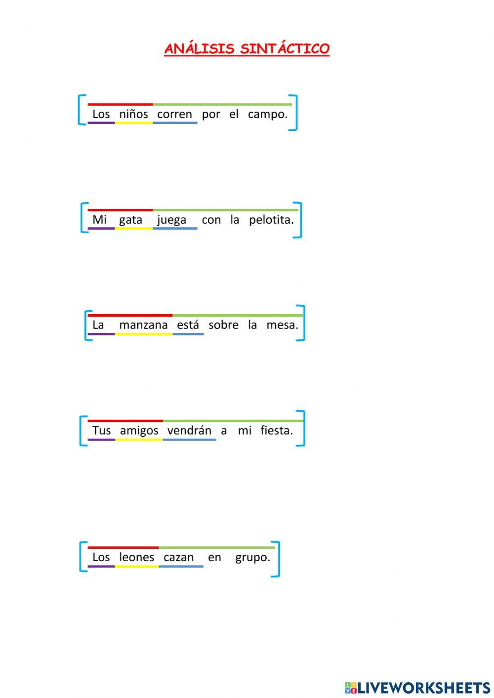 Análisis sintáctico