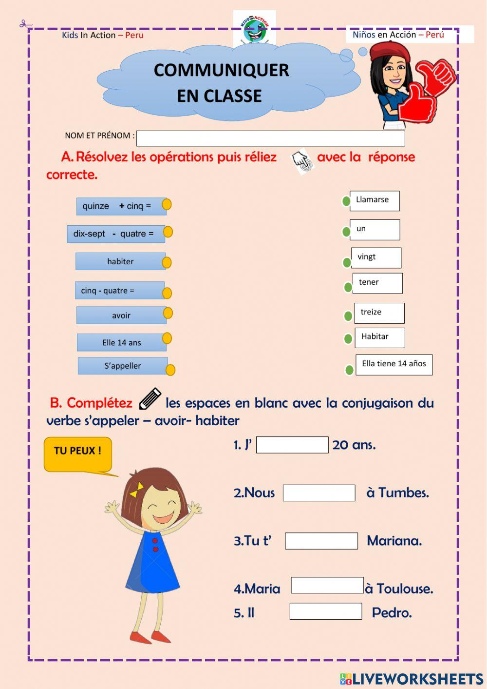 Communiquer en classe