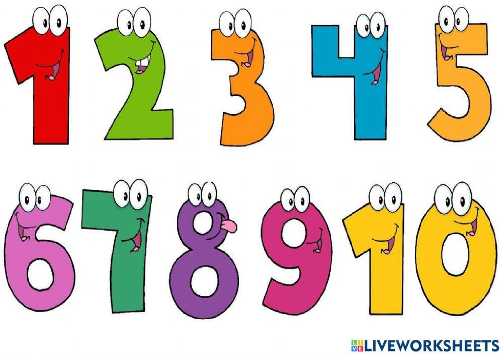 Say the numbers out loud!