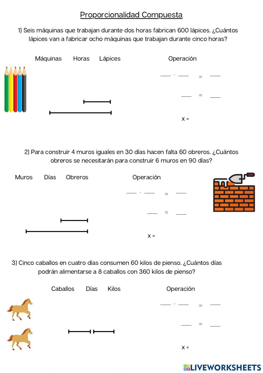 Proporcionalidad compuesta