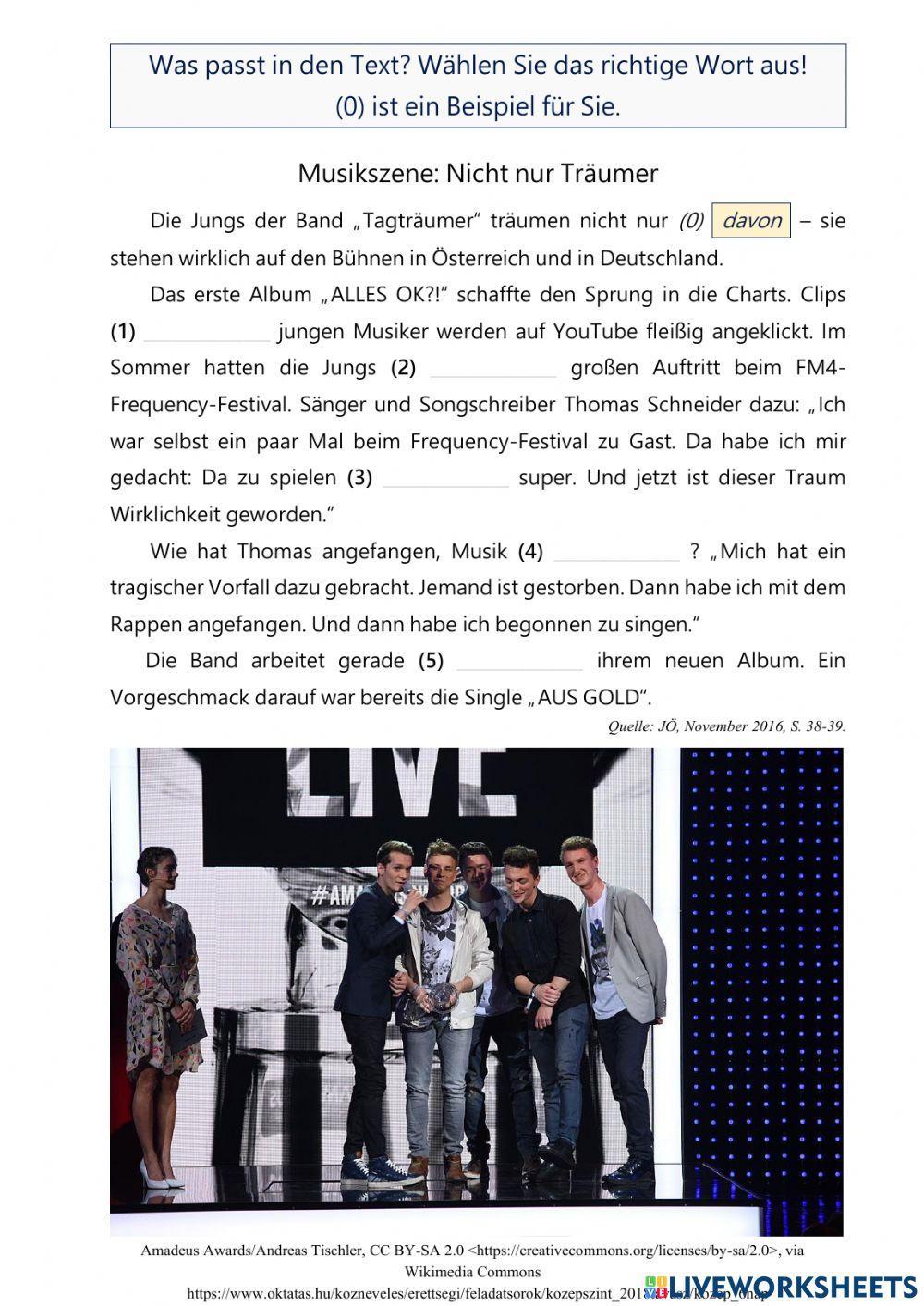 Die Band Tagträumer