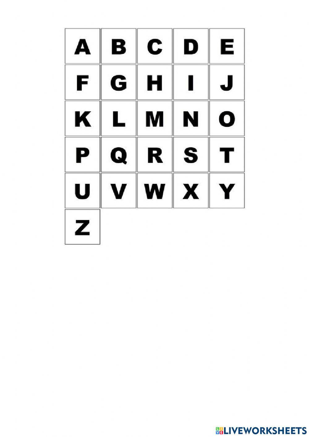 Jogo do alfabeto