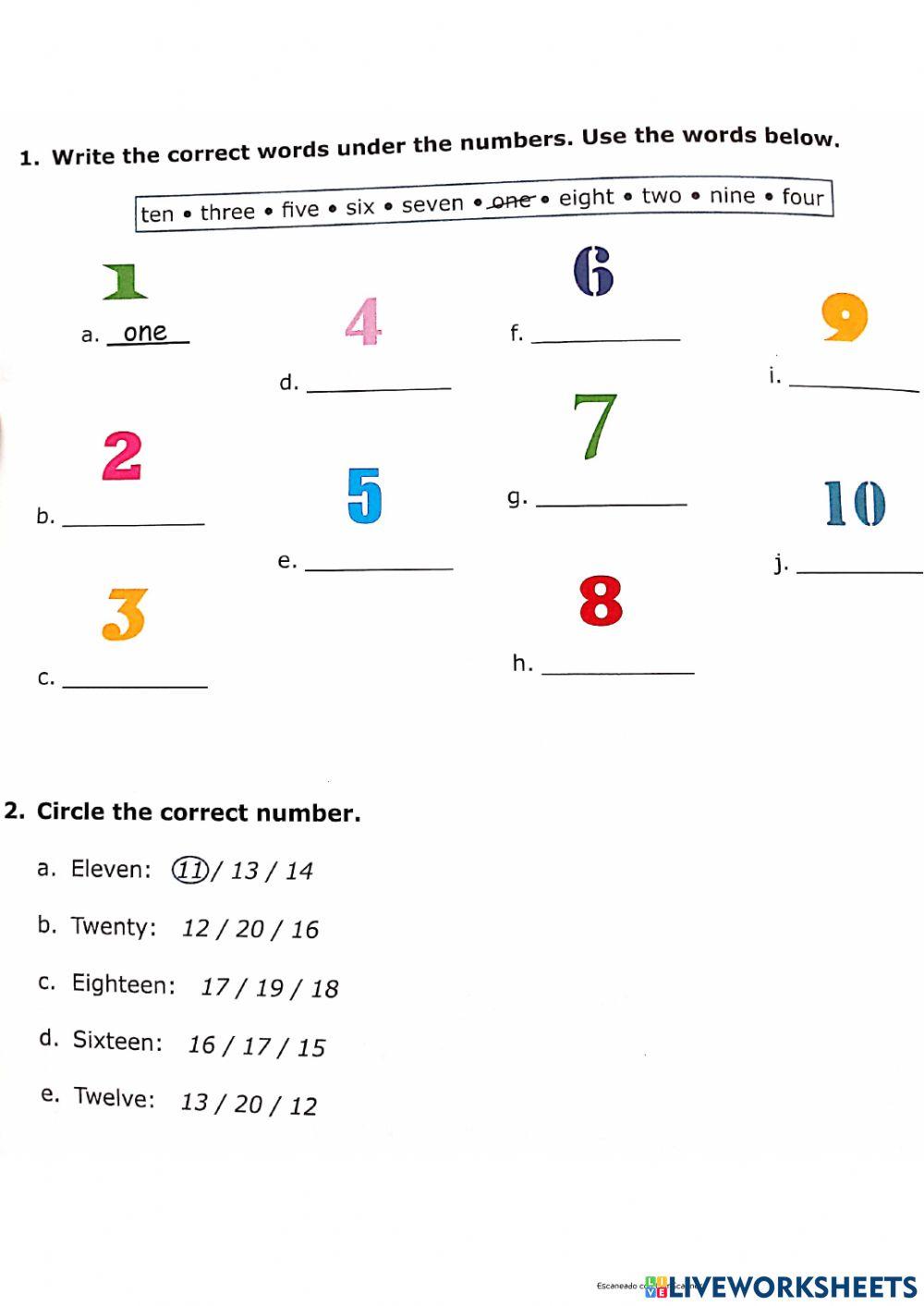 Greetings and Numbers