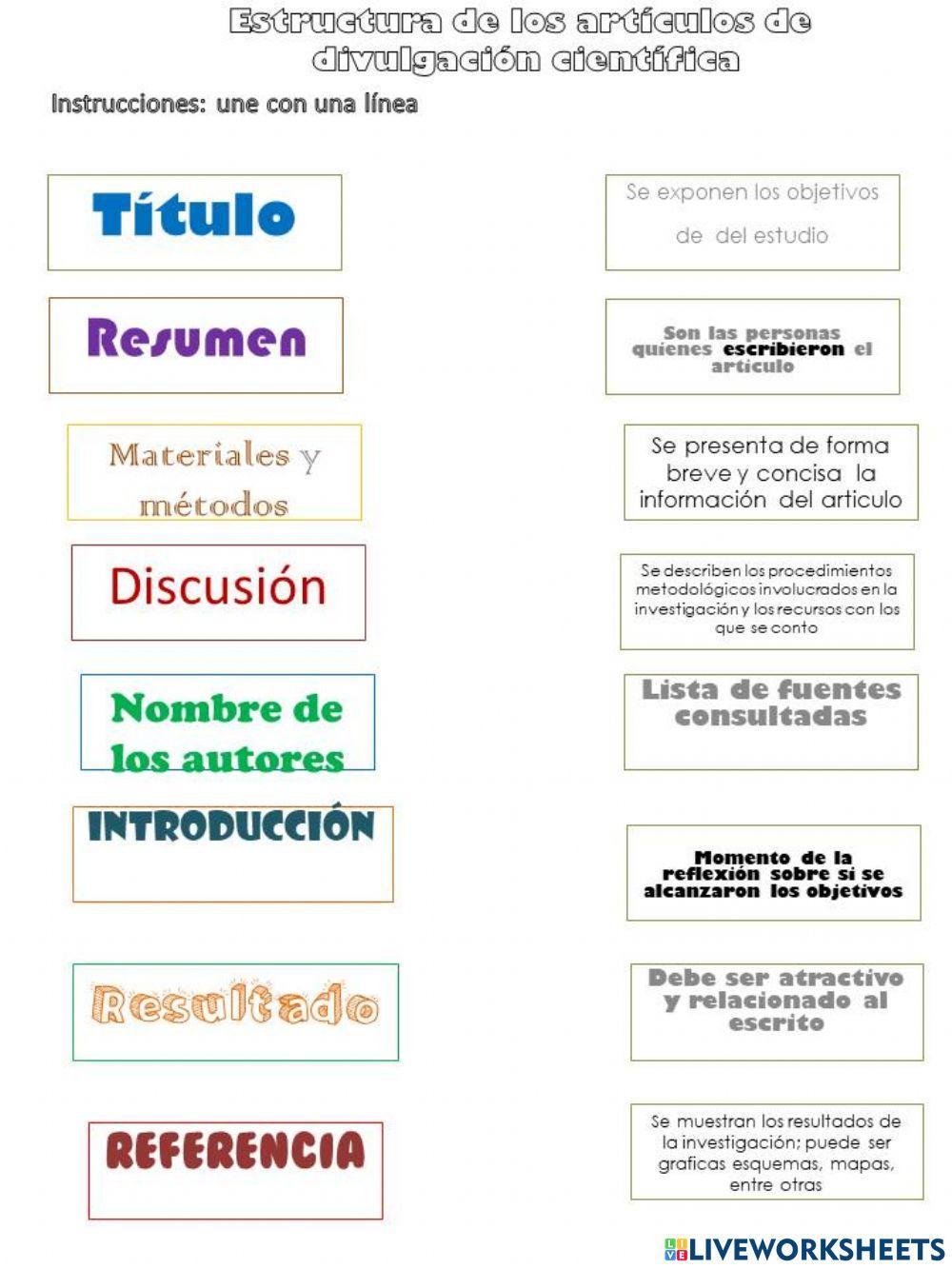 Artículo científico