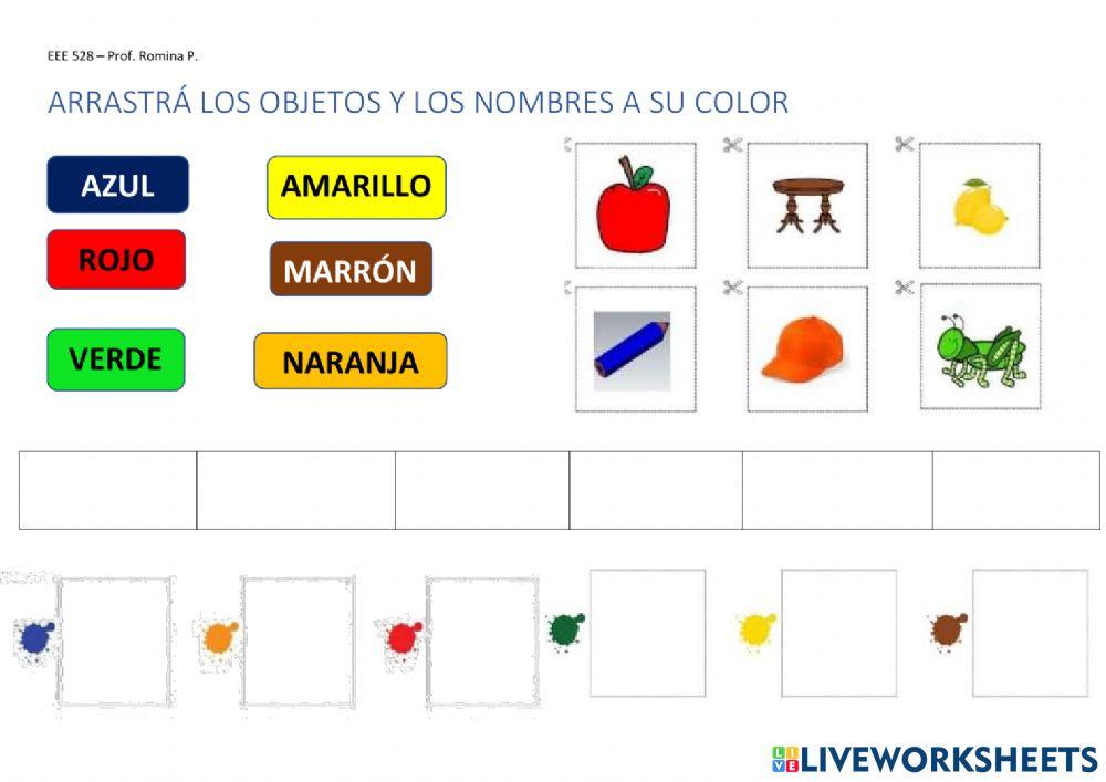 Los colores y sus nombres