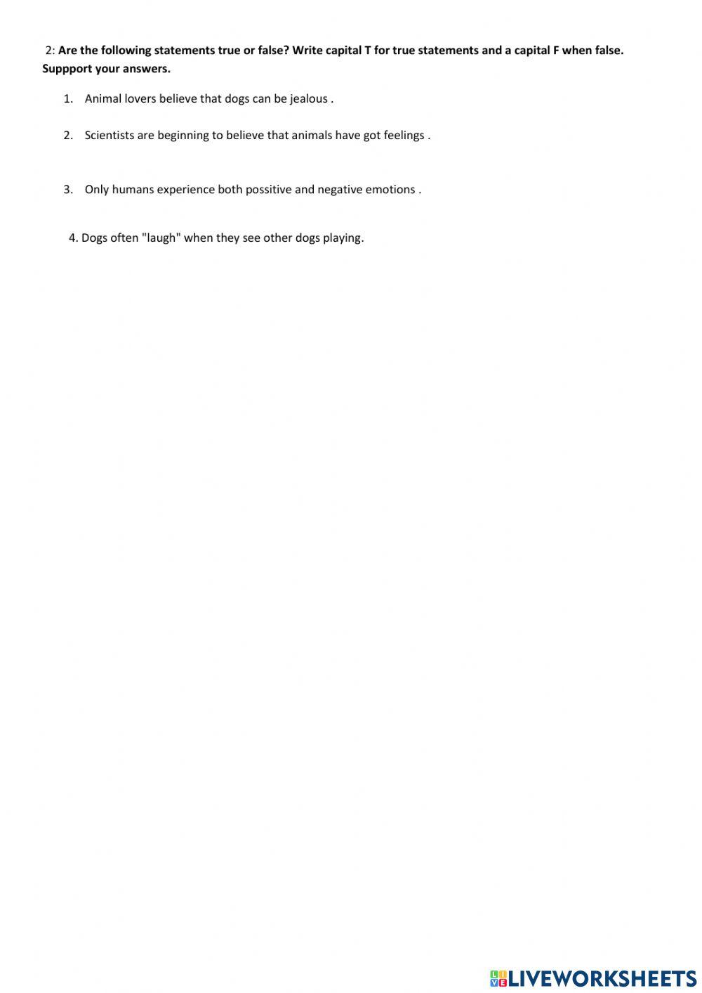 Reading comprehension