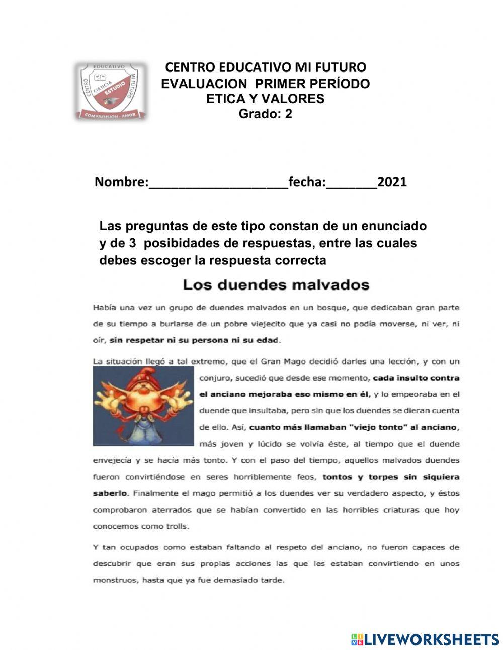 Evaluacion etica