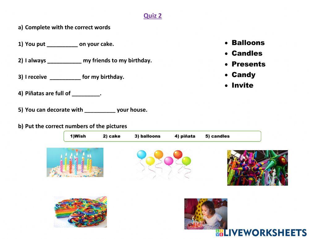 Birthday celebrations