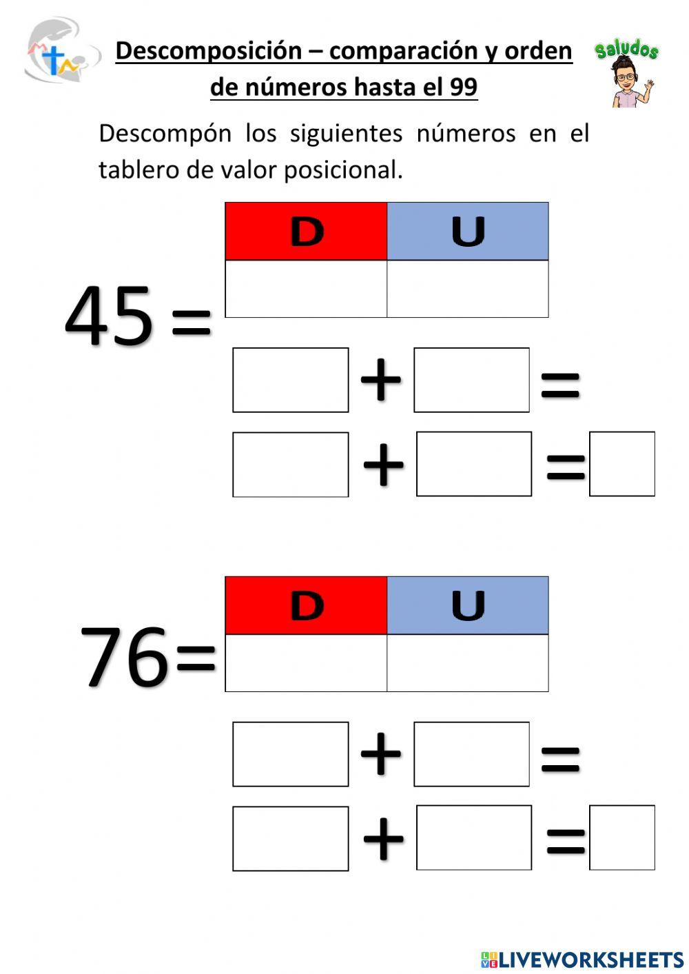 Descomposición de números naturales