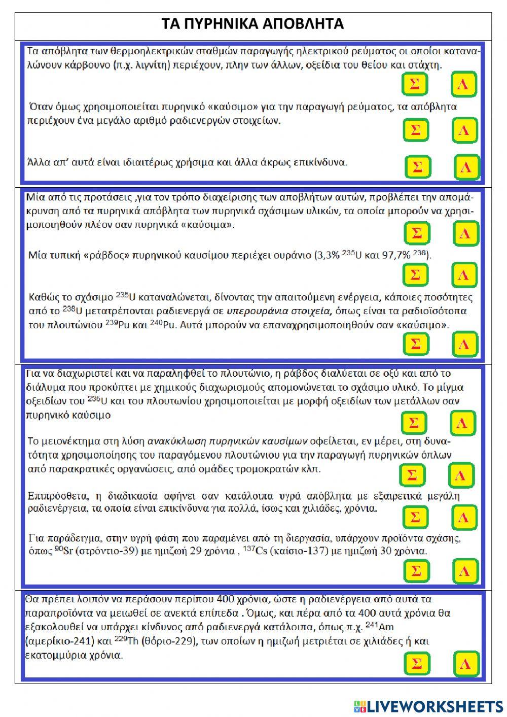 Pollution radioactivity