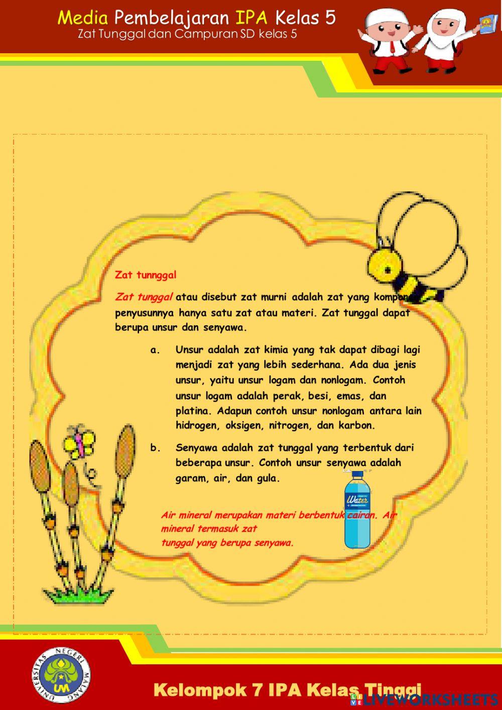 Bahan ajar kelas 5 IPA