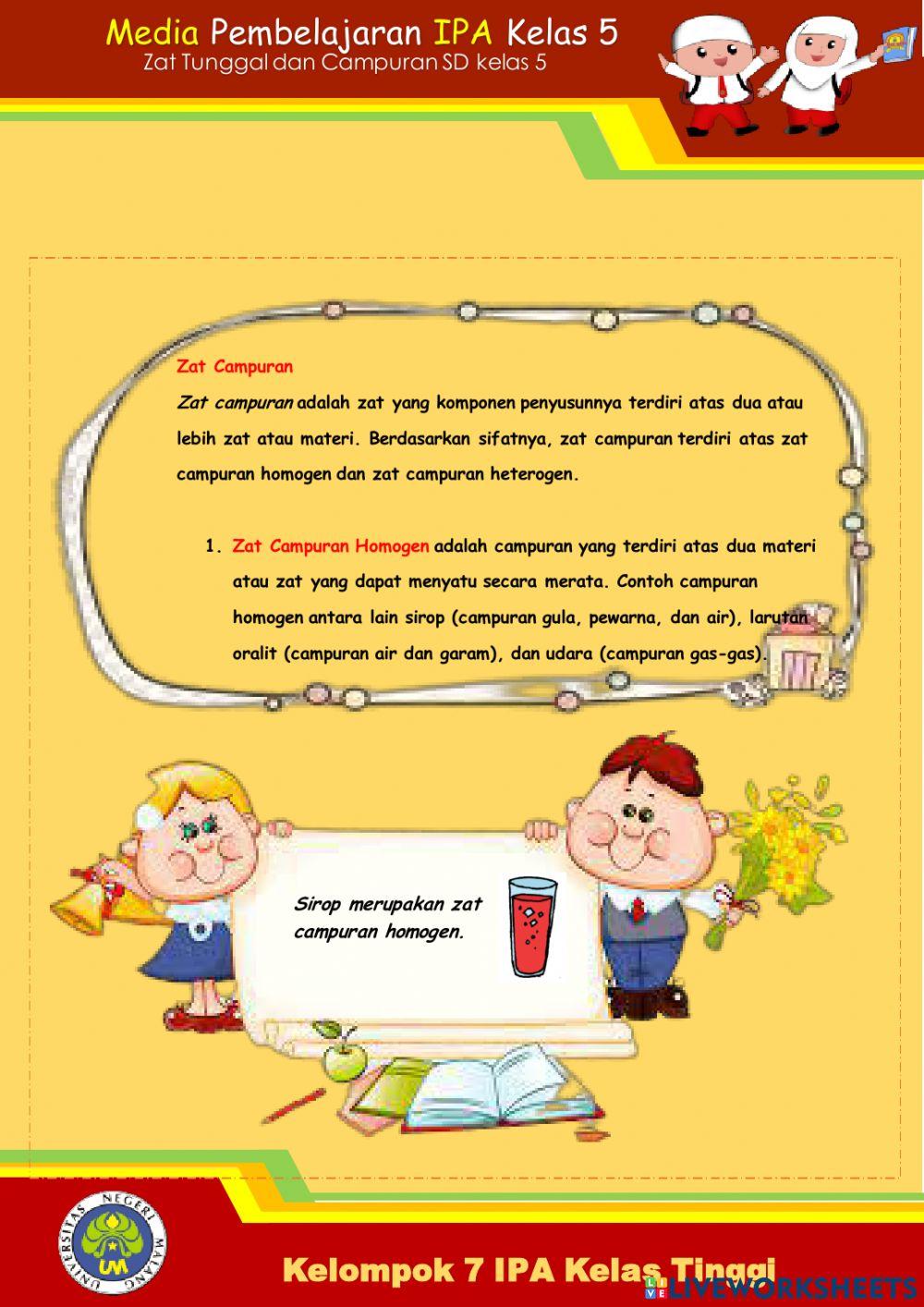 Bahan ajar kelas 5 IPA