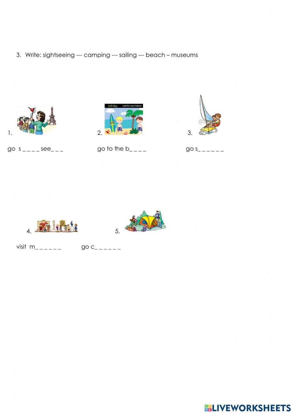 Vocabulary test: moduly 5, a' class