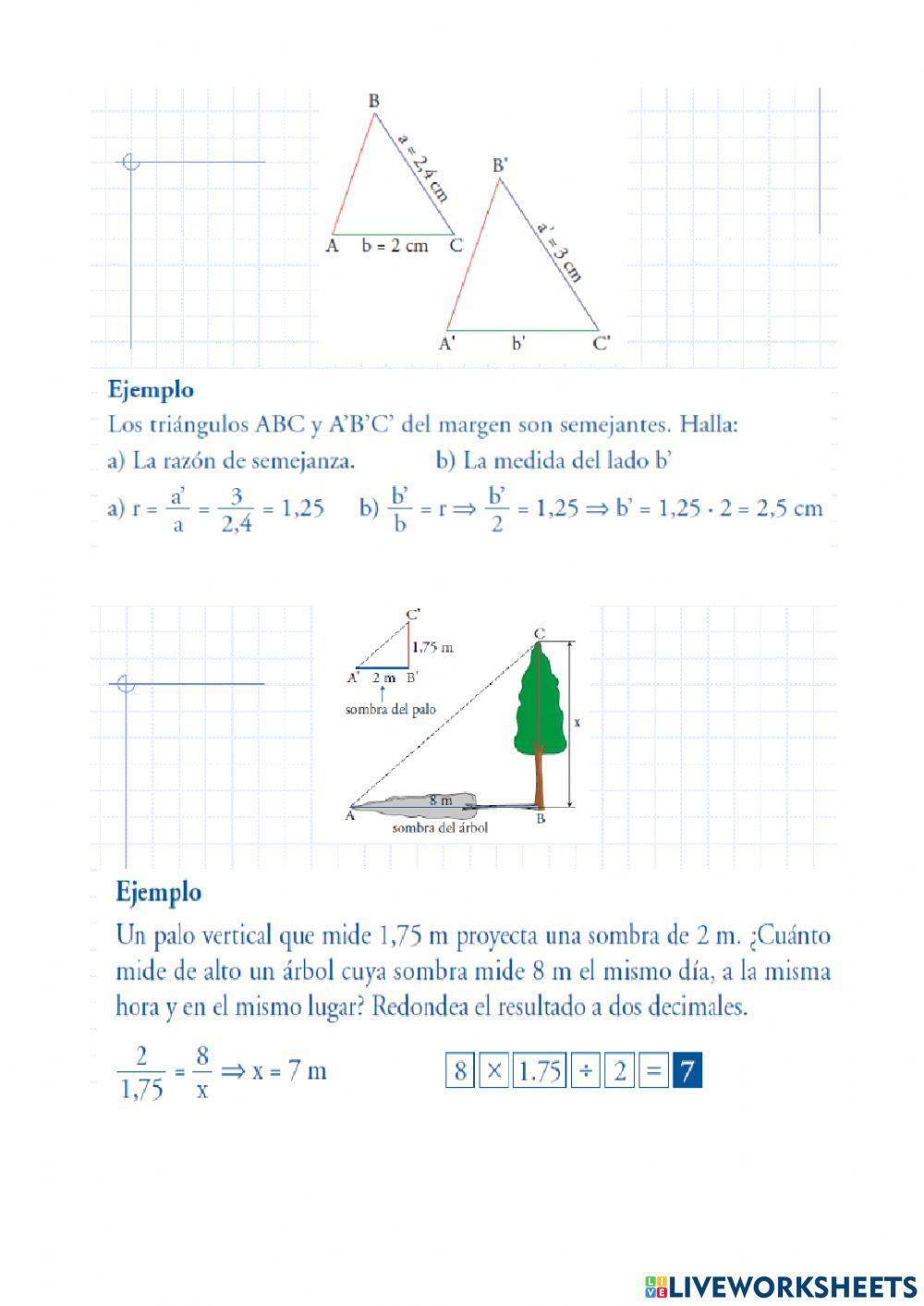 Semejanza de triángulos