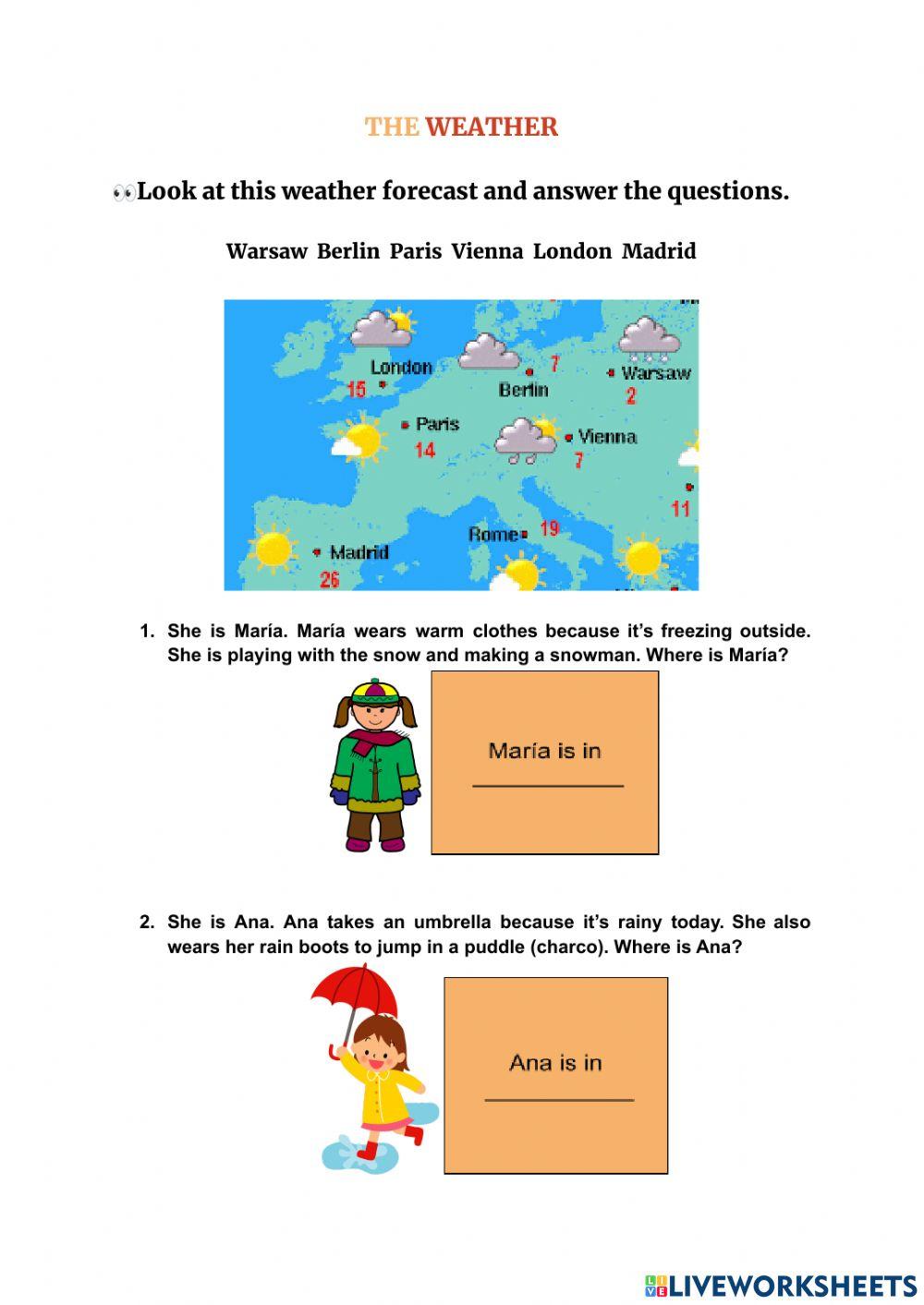 Weather and water states
