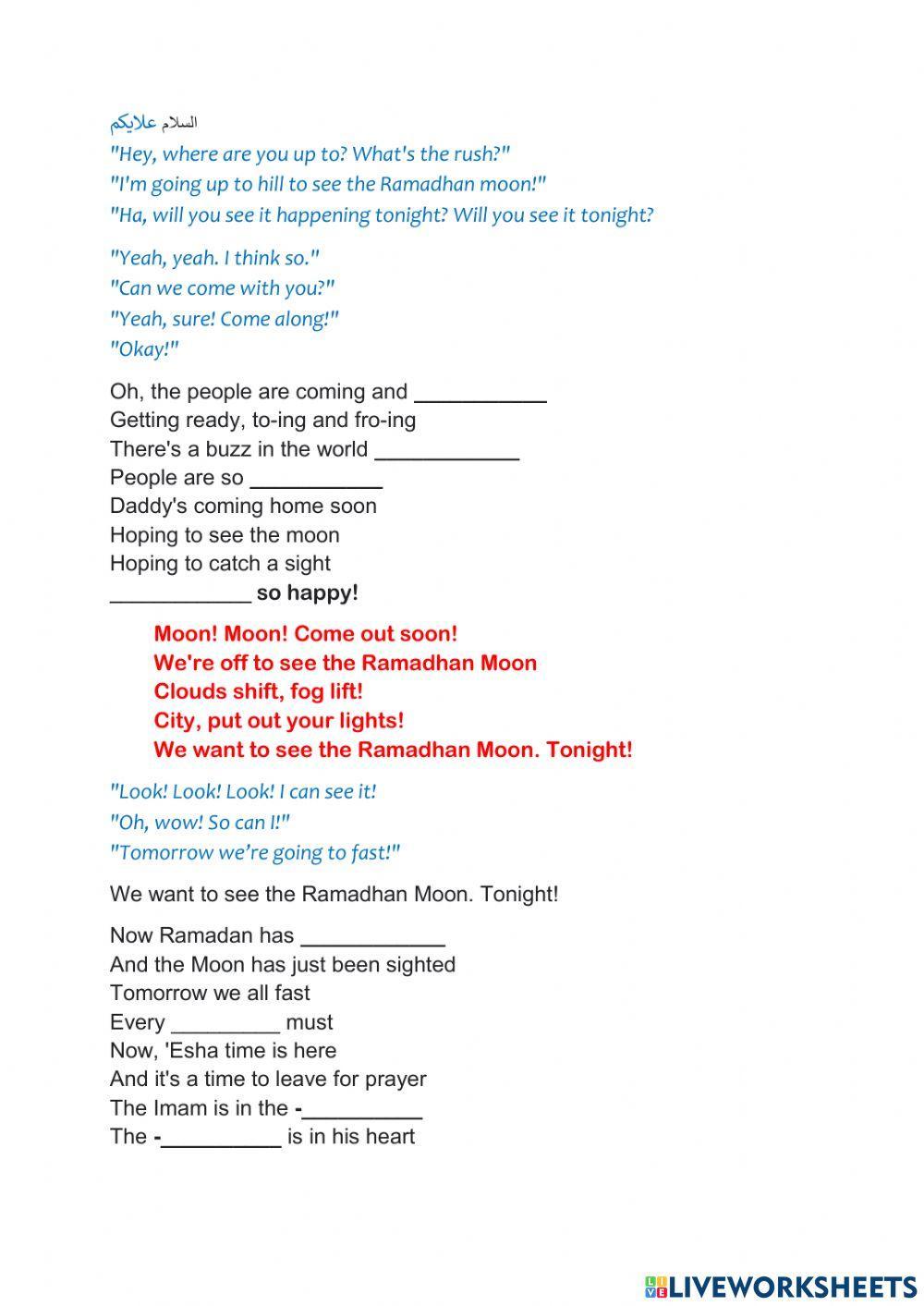 Ramadan Moon by Yusuf ISLAM