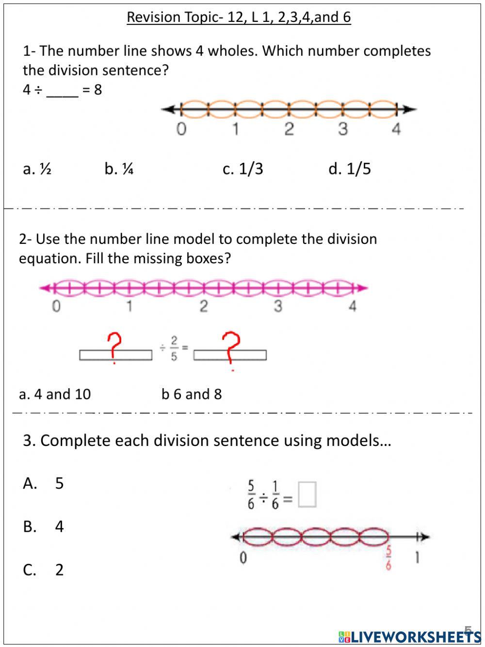 899071 | Fractions | SAM123 | LiveWorksheets