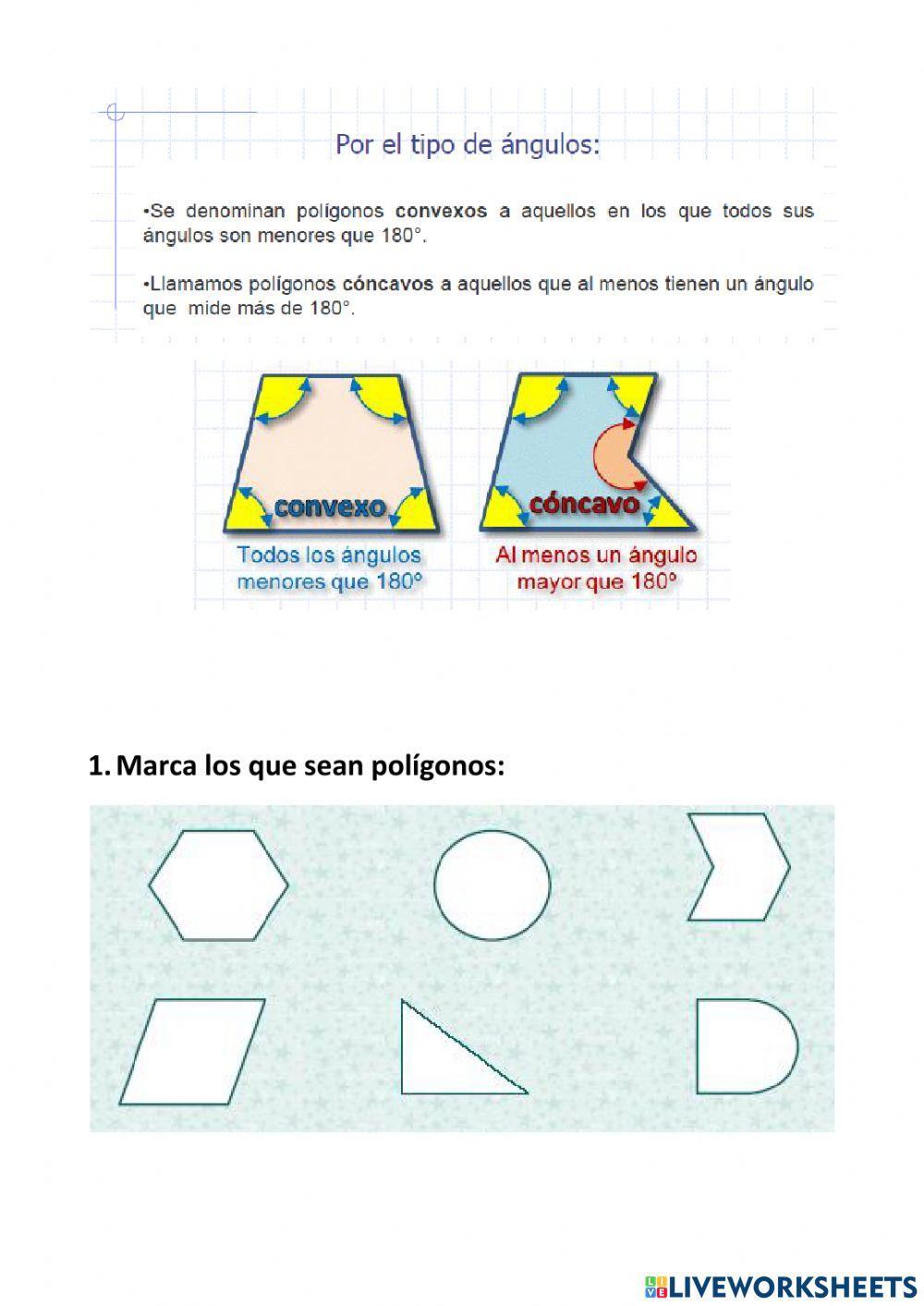 Los polígonos y su clasificación