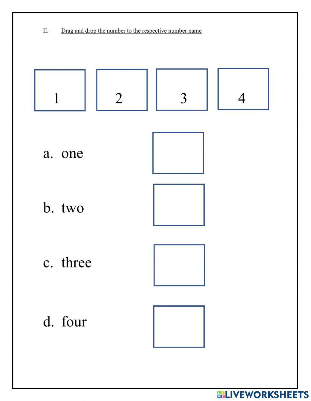 Numeracy Worksheet worksheet | Live Worksheets