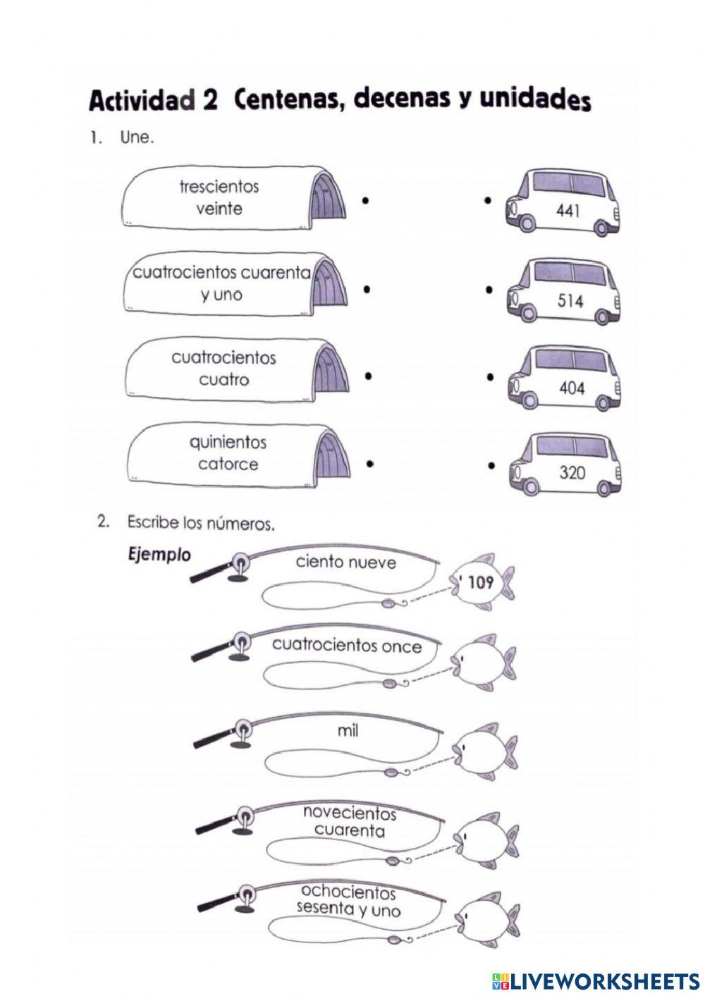Números hasta el 1000