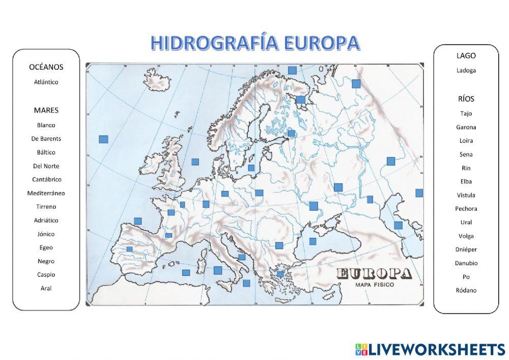 Hidrografía Europa 2