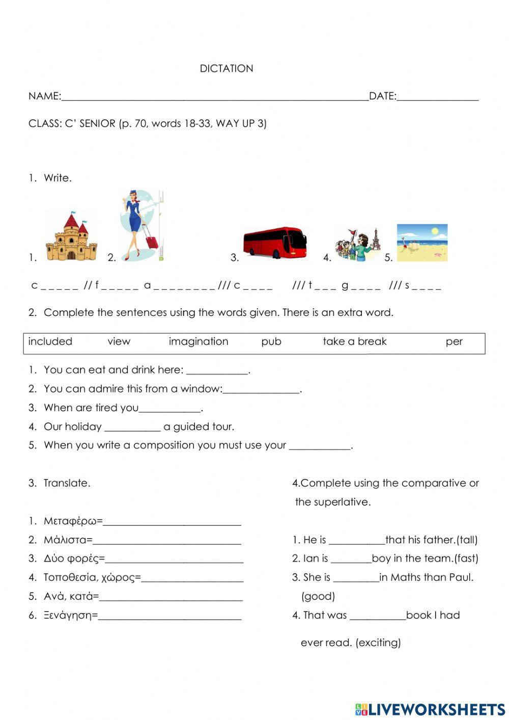 C' class, p. 70, words 18-33