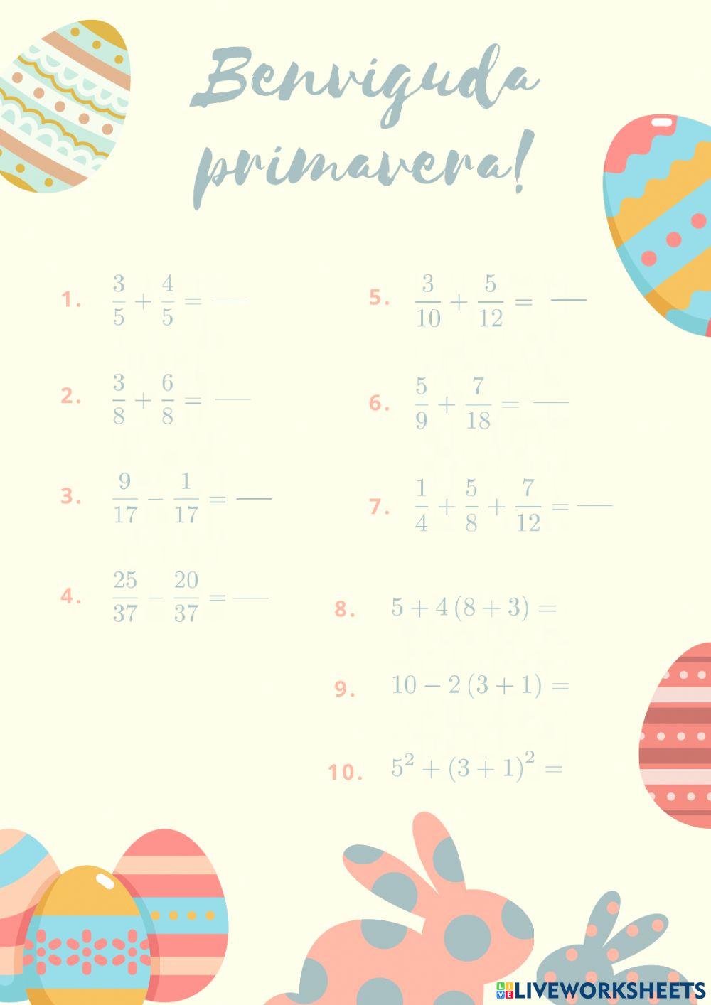 Benvinguda primavera