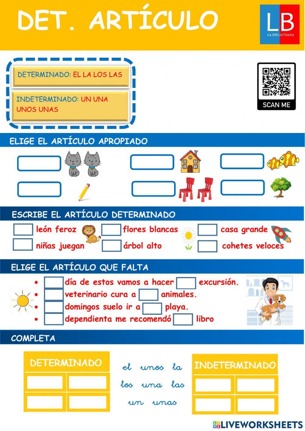 Determinante artículo Determinante artículo