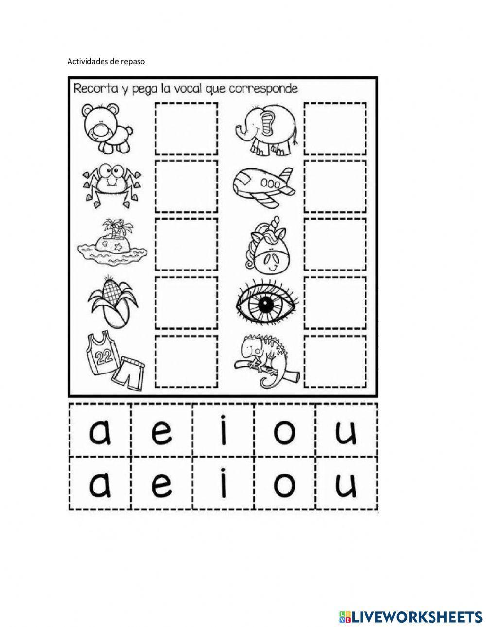 Repaso de vocales