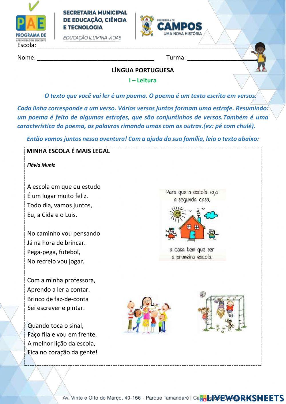 Gênero Textual - Poema