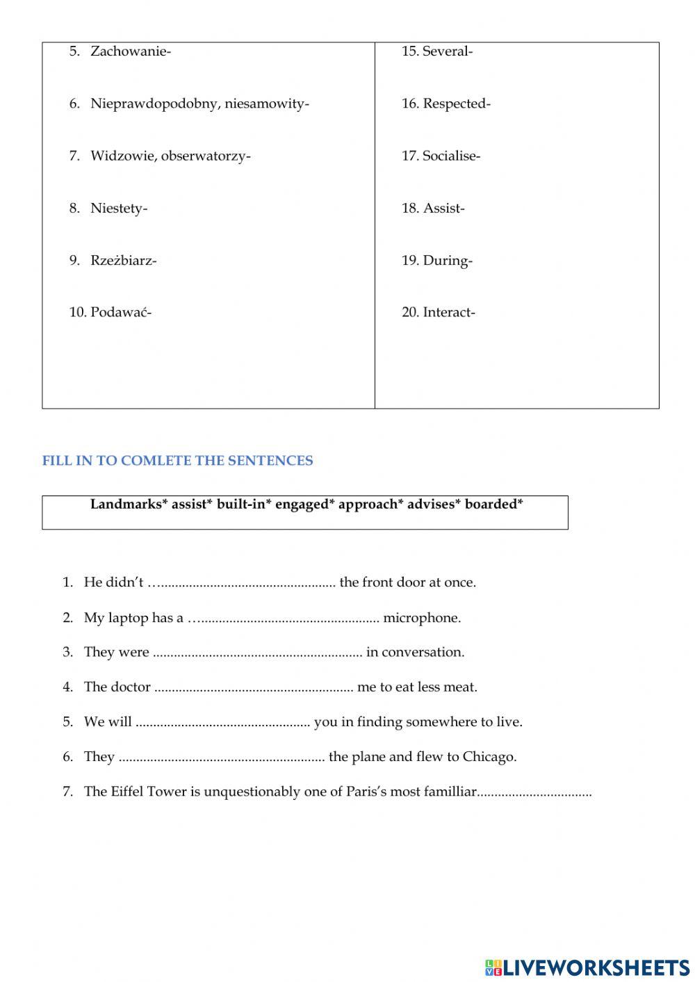 May 2019 pp ex 2 worksheet live worksheets