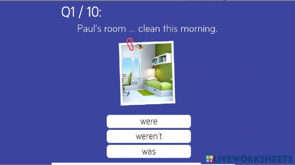 Past simple - Verb to be