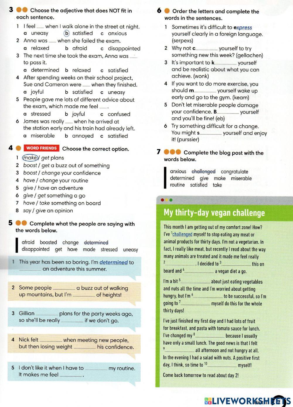 Unit 1 vocabulary workbook