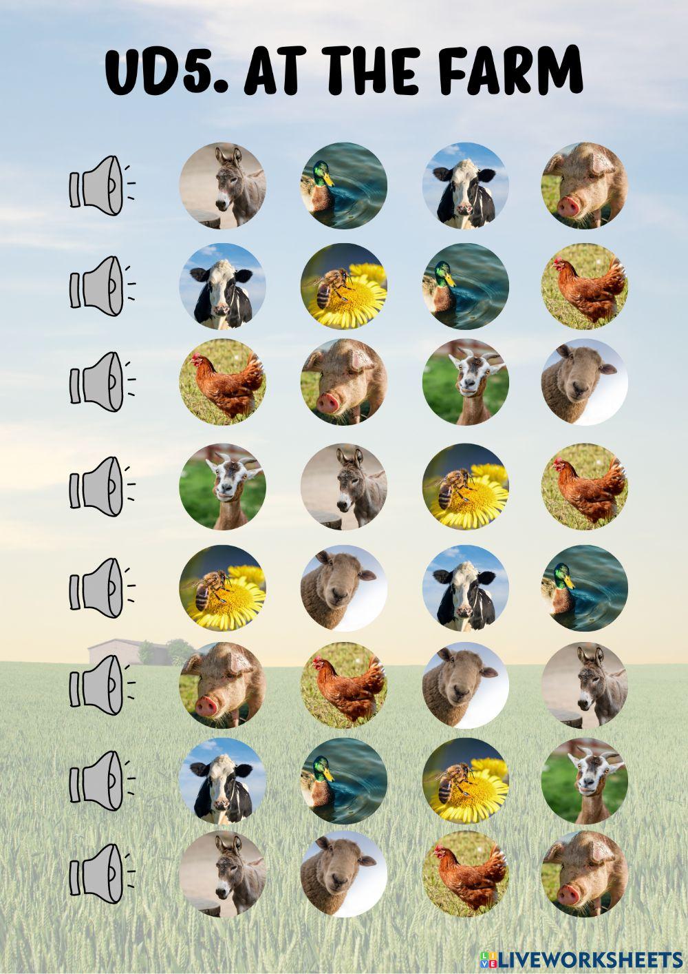 Ud5. at the farm