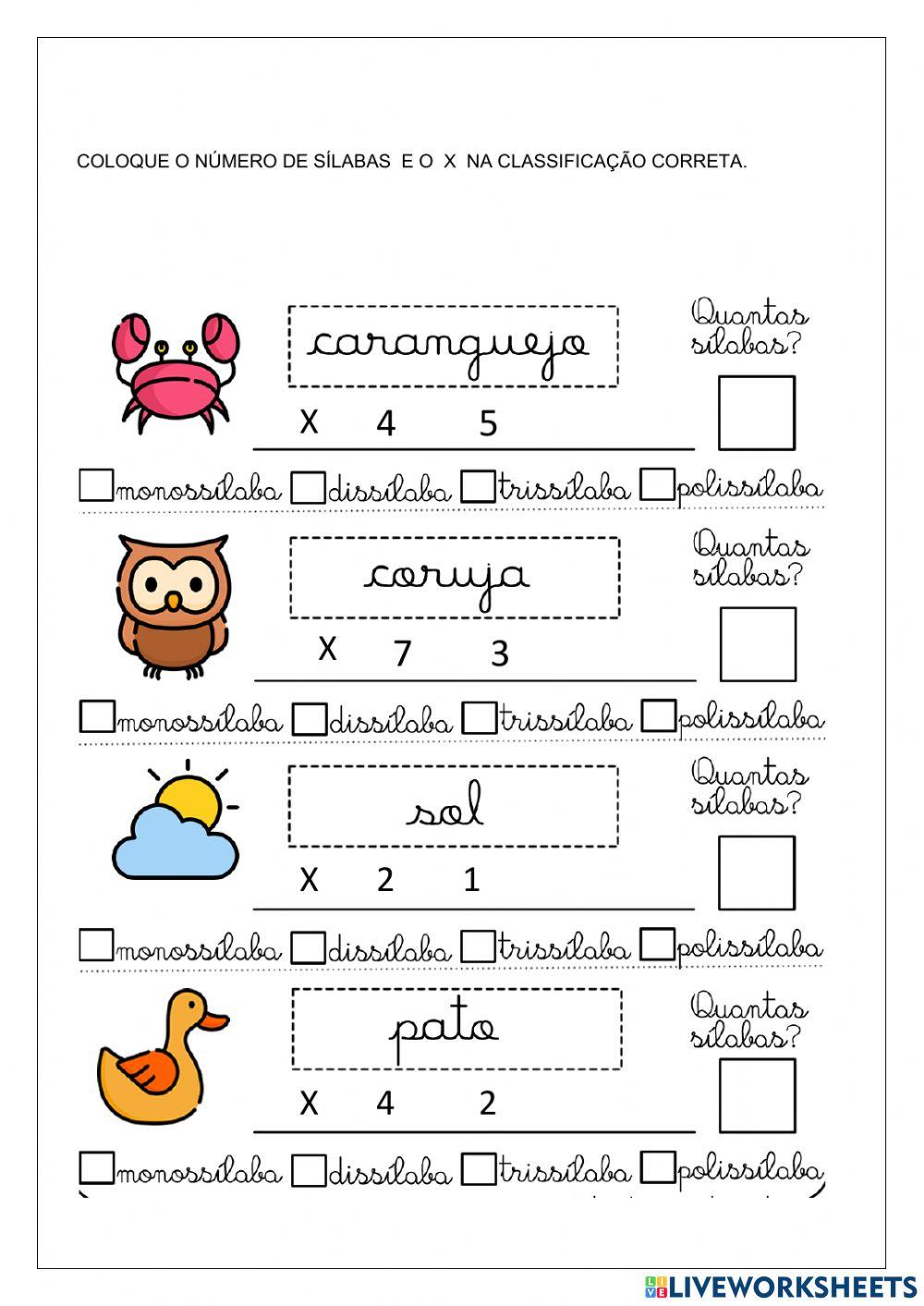 Atividade de Português