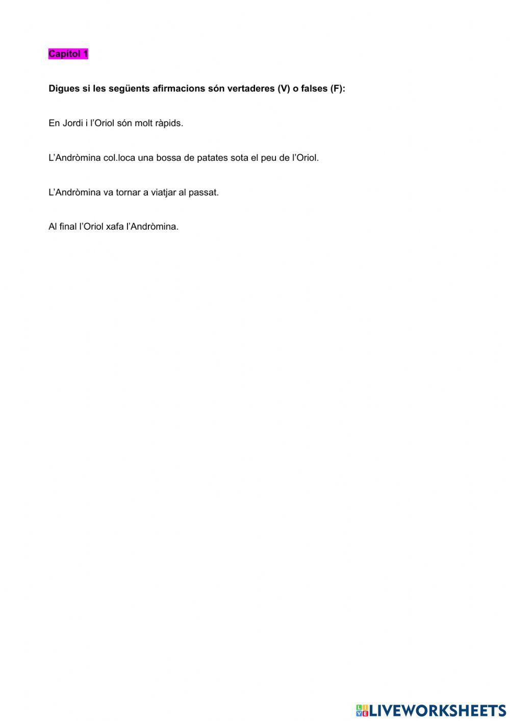 Comprensió lectora: El Capità Calçotets i la revenja repugnant dels robacalçotots radioactius Cap.1