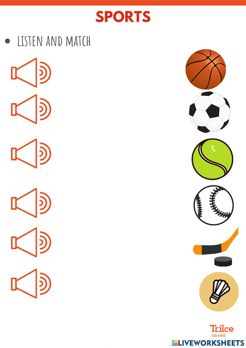 Sports vocabulary