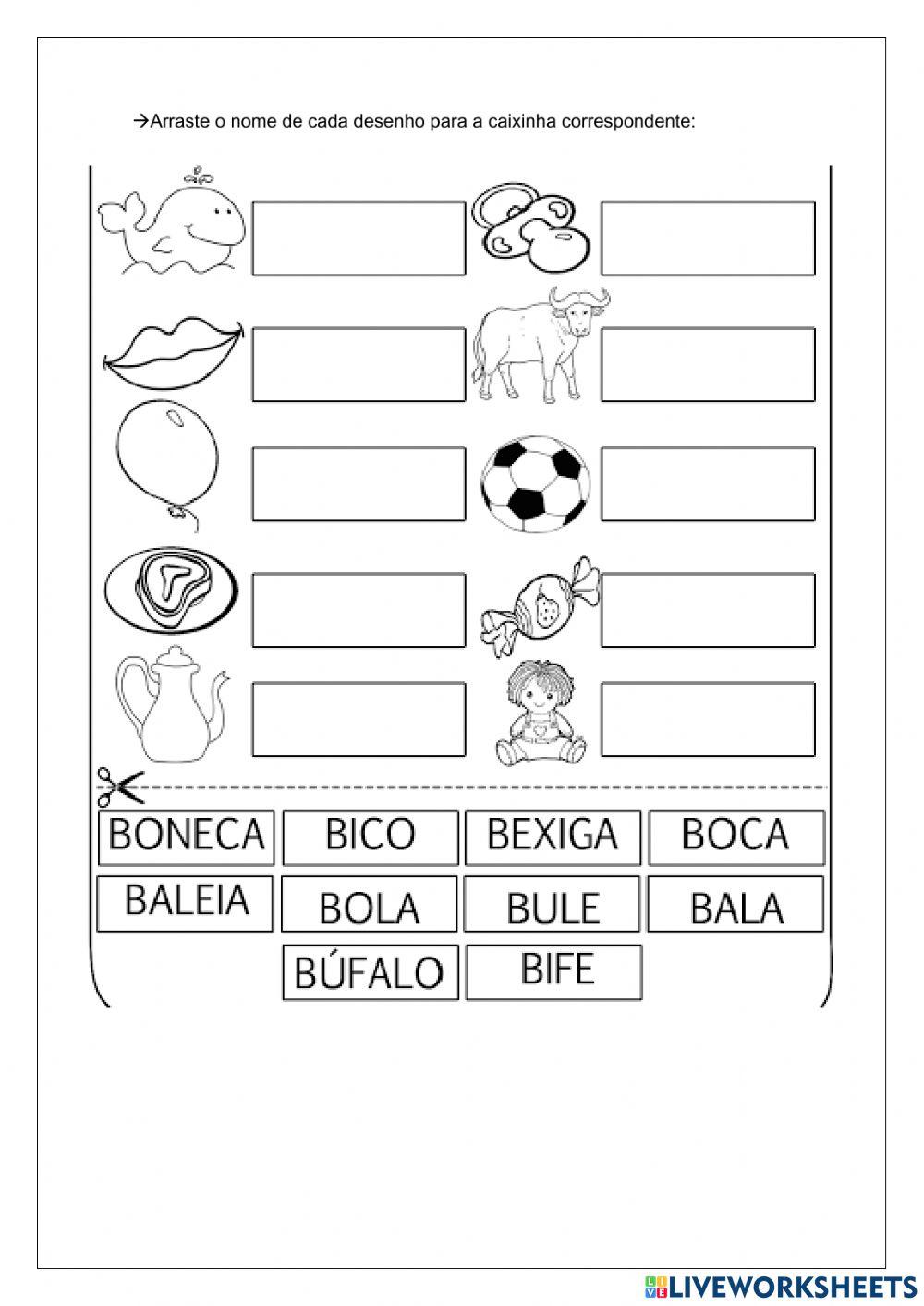 Família silábica B