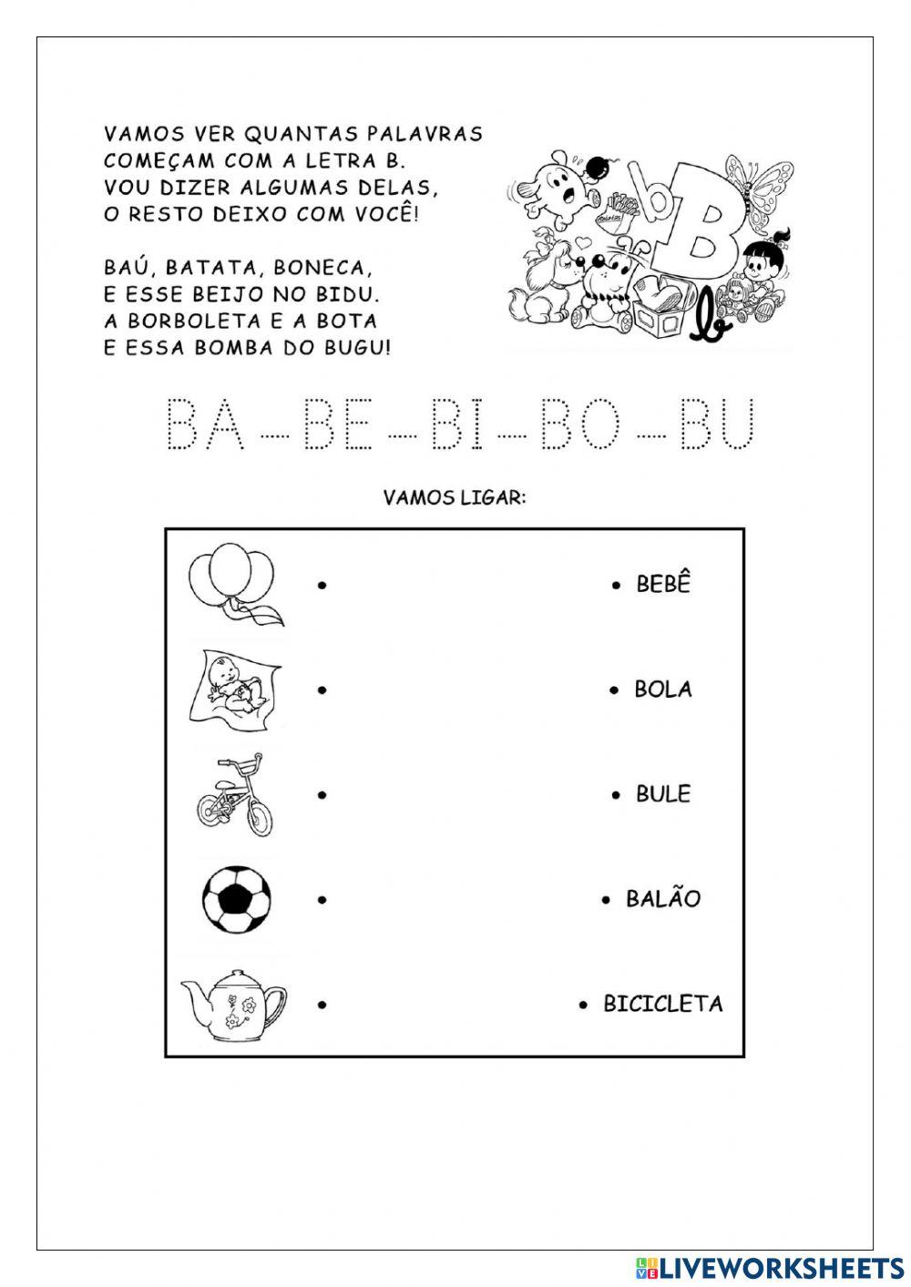 Família silábica B