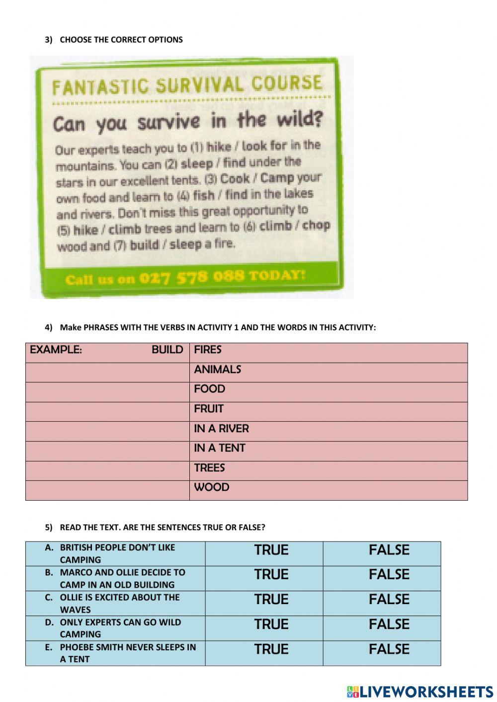 Survival vocabulary-part 1
