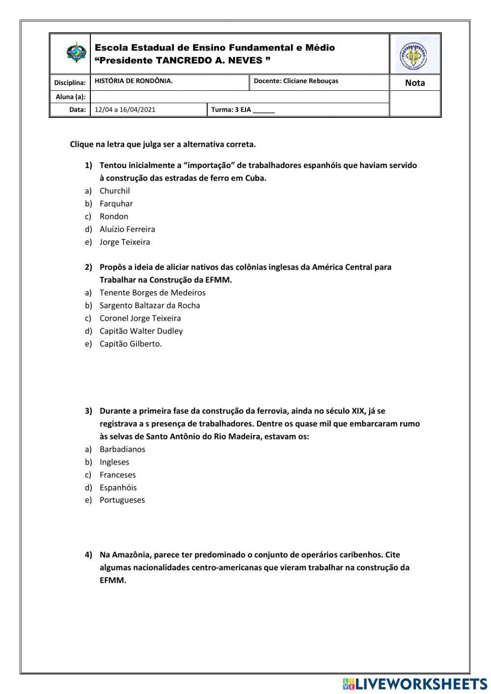 Trabalhadores da EFMM
