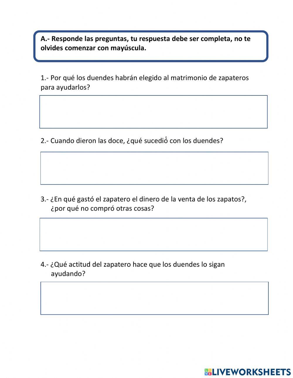 Localizar información en textos narrativos