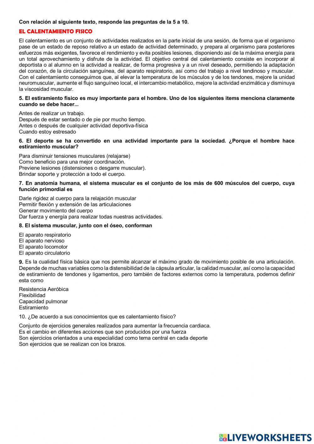 Fortalecimiento muscular