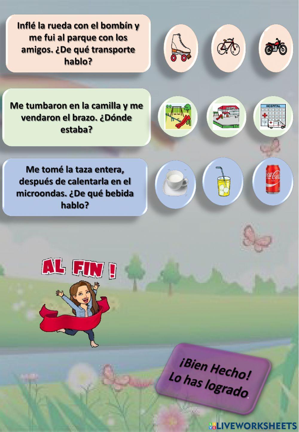 Comprensión lectora adivinanzas